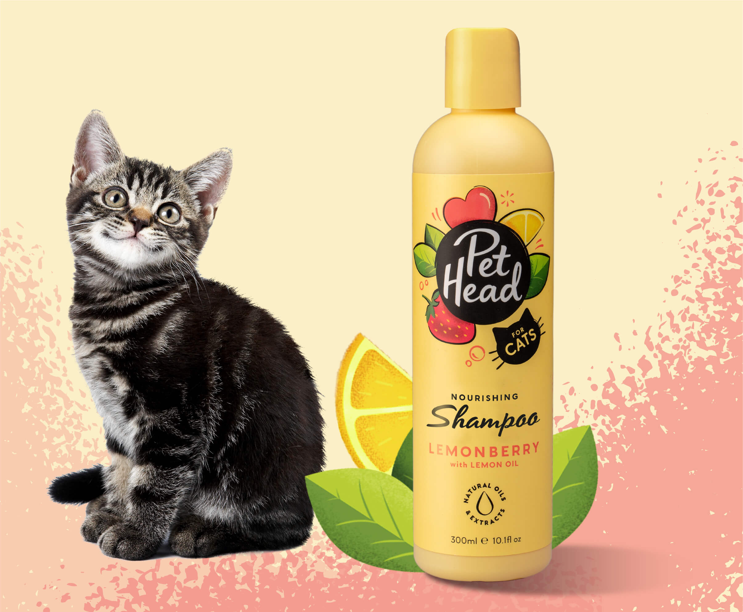 Pet Head Felin’ Good Cat Shampoo 300ml/10.1fl Oz Dog Pet Head Felin' Good Cat Shampoo 300ml/10.1fl Oz - Image 2