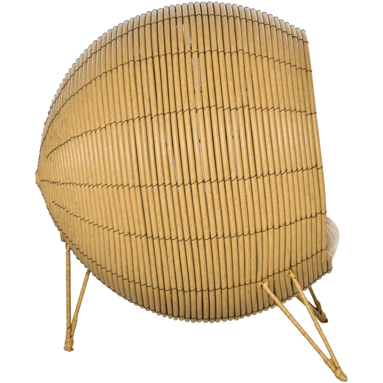 TD Elevated Rattan Cat Bed Basket Bed, Crates, Home & Travel TD Elevated Rattan Cat Bed Basket - Image 2