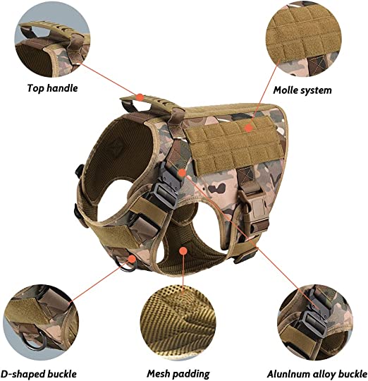 TD Tactical Military Dog Harness Dog TD Tactical Military Dog Harness - Image 15