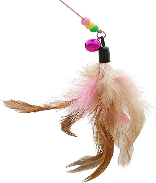 TD Cat Feather Teaser Interactive Bell Toy Cat TD Cat Feather Teaser Interactive Bell Toy - Image 4
