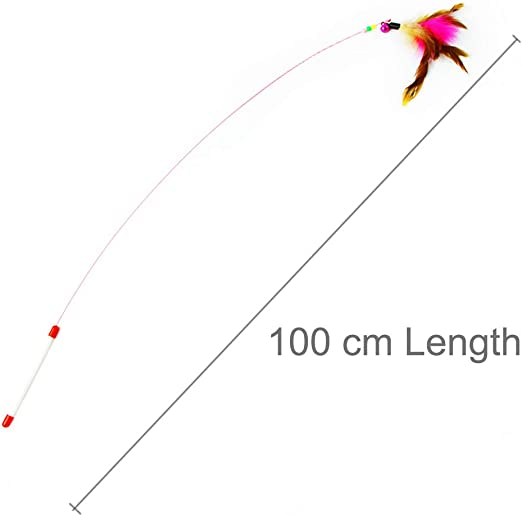 TD Cat Feather Teaser Interactive Bell Toy Cat TD Cat Feather Teaser Interactive Bell Toy - Image 5