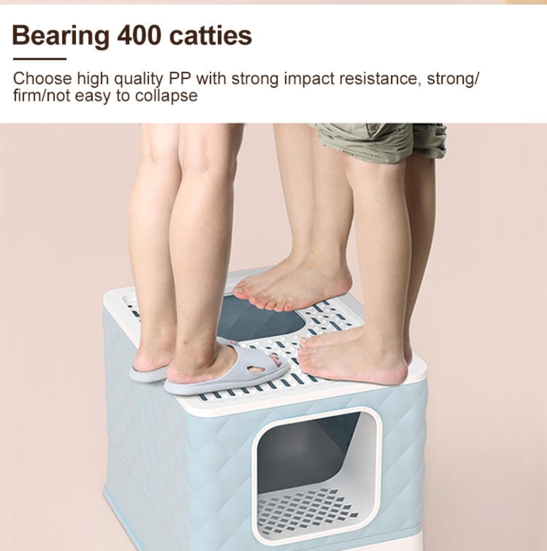 TD Foldable Cat Litter Box Cat TD Foldable Cat Litter Box - Image 4