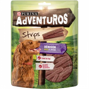 Adventuros Strips Dog Treat Venison Flavor 90g Dog Adventuros Strips Dog Treat Venison Flavor 90g