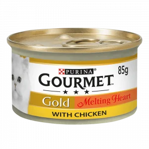 Gourmet Gold Melting Heart Cat Food Chicken 12x85g Cat Gourmet Gold Melting Heart Cat Food Chicken 12x85g