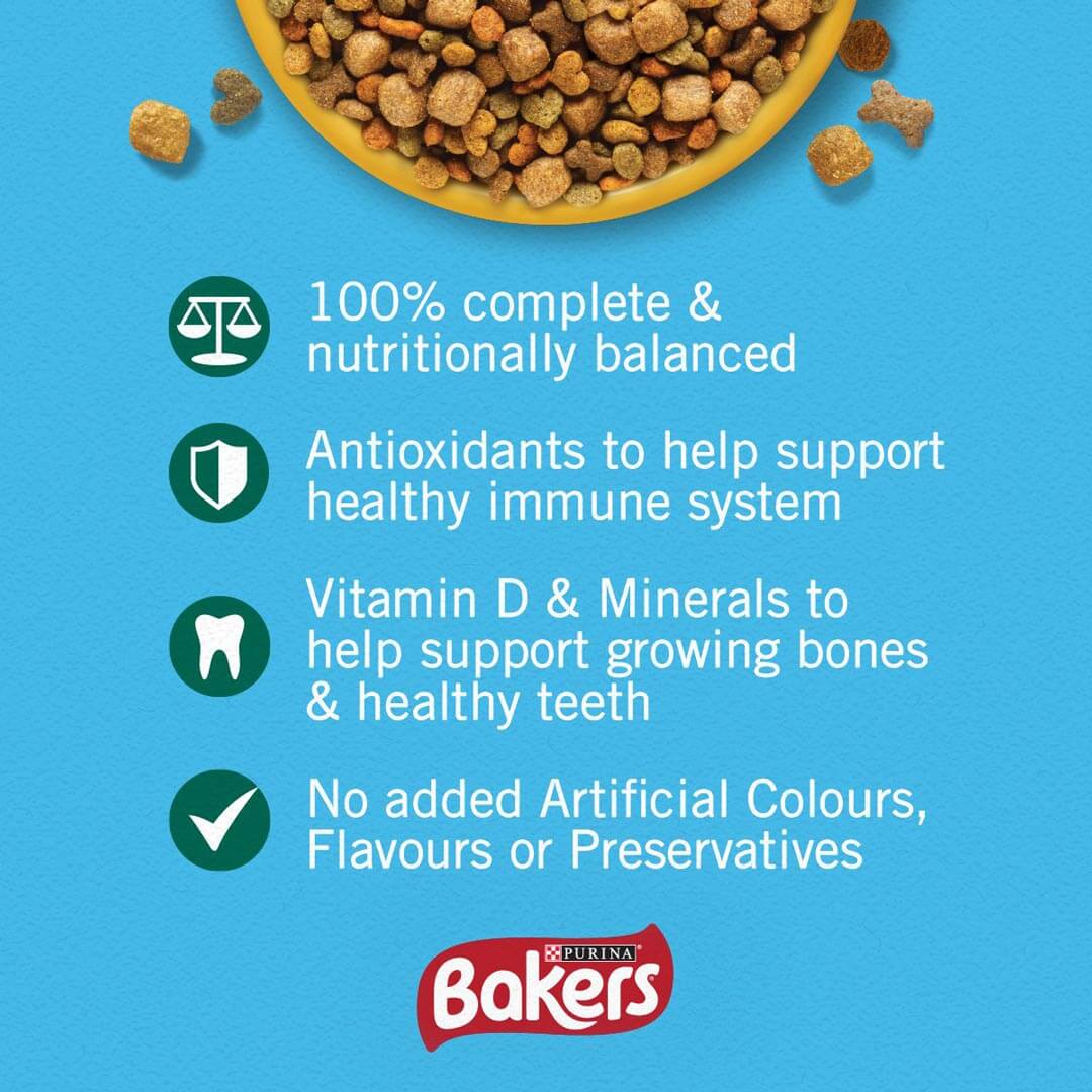 Bakers Puppy Dry Dog Food Chicken And Veg 2.85kg Dog Bakers Puppy Dry Dog Food Chicken And Veg 2.85kg - Image 2