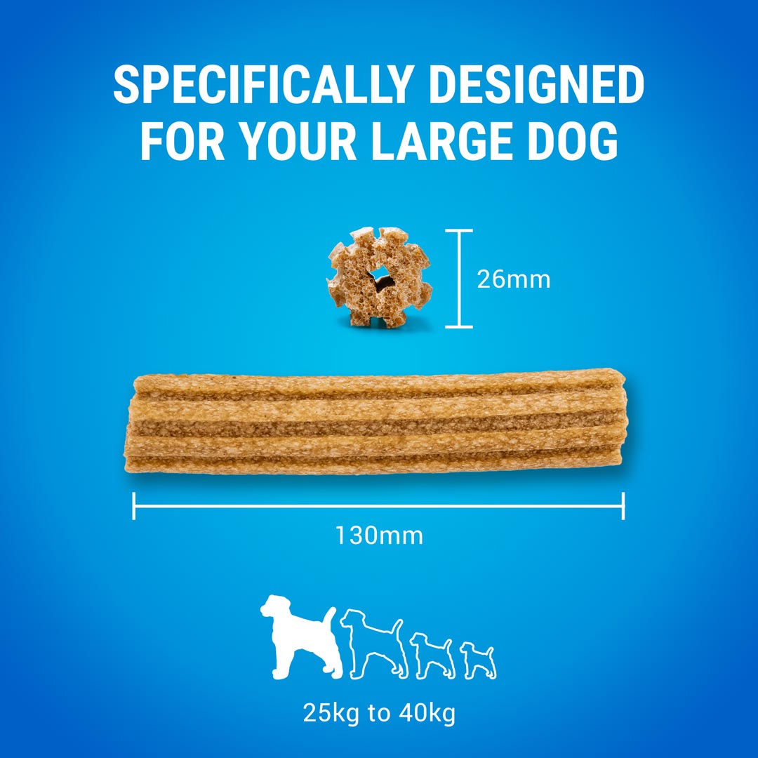 Dentalife Large Dog Dental Chew 4 Stick142g Dog Dentalife Large Dog Dental Chew 4 Stick142g - Image 4