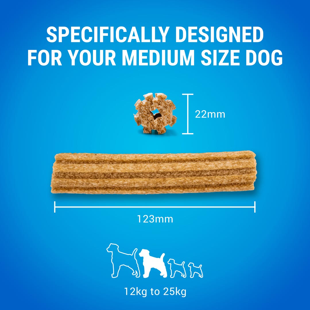 Dentalife Adult Medium Dog Chicken Chews 5 Stick 115g Dog Dentalife Adult Medium Dog Chicken Chews 5 Stick 115g - Image 3