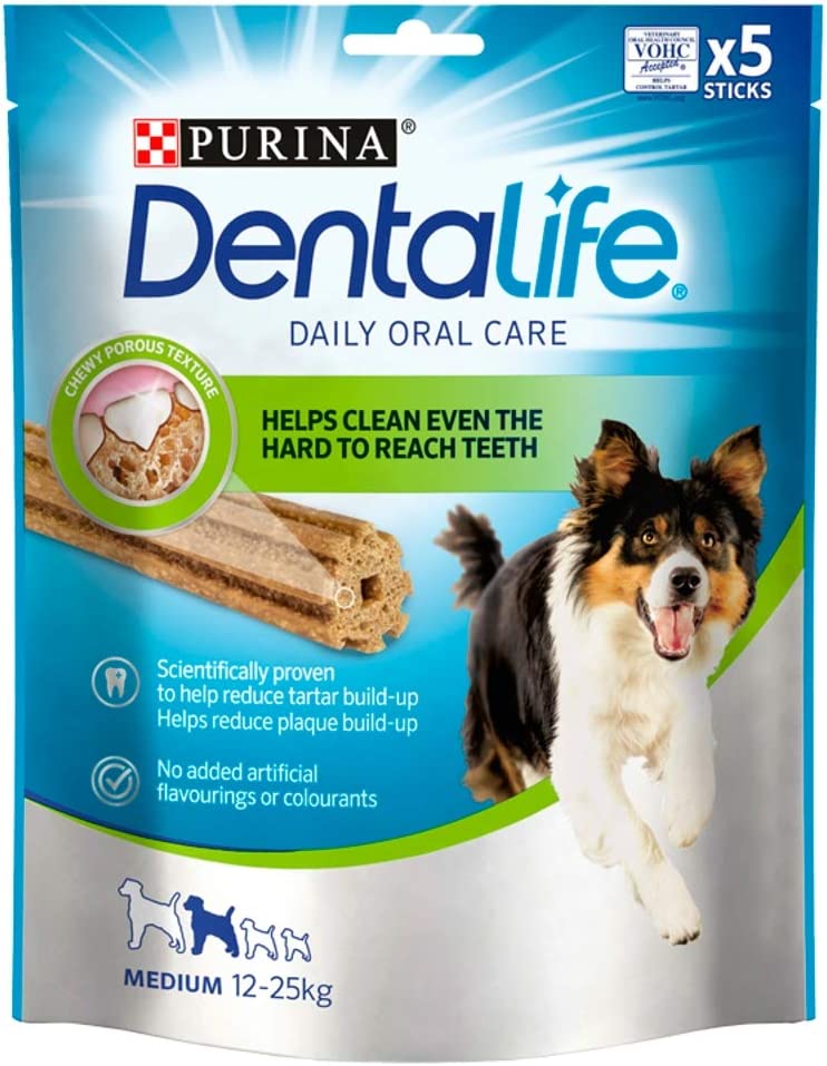 Dentalife Adult Medium Dog Chicken Chews 5 Stick 115g Dog Dentalife Adult Medium Dog Chicken Chews 5 Stick 115g