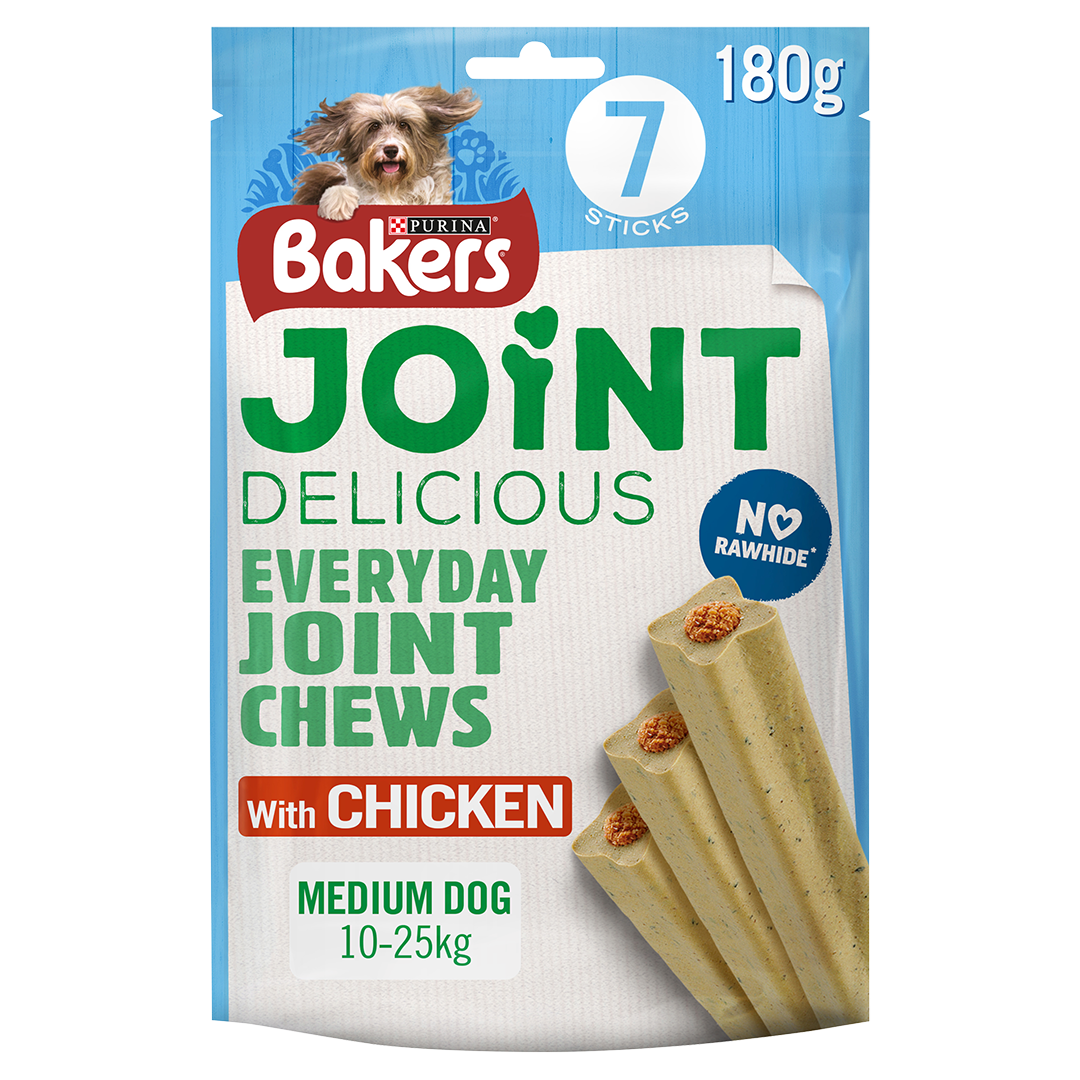 Bakers Joint Delicious Medium Dog Treats Chicken 180g Dog Bakers Joint Delicious Medium Dog Treats Chicken 180g