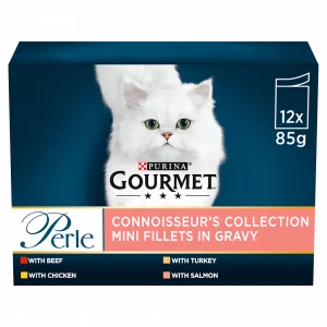 Gourmet Perle Connoisseurs Cat Food Mixed 12x85g Cat Gourmet Perle Connoisseurs Cat Food Mixed 12x85g
