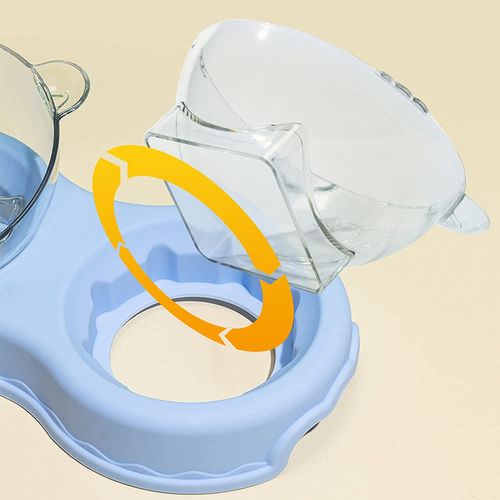 TD Double Food Bowls Auto Water Feeder Dispenser For Cat & Dog Bowls TD Double Food Bowls Auto Water Feeder Dispenser For Cat & Dog - Image 23