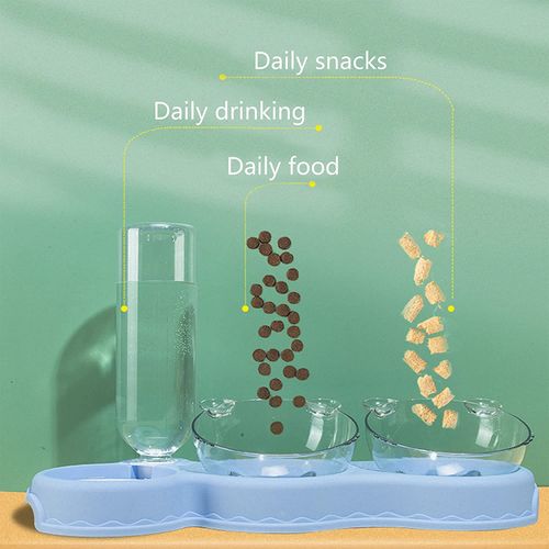 TD Double Food Bowls Auto Water Feeder Dispenser For Cat & Dog Bowls TD Double Food Bowls Auto Water Feeder Dispenser For Cat & Dog - Image 26