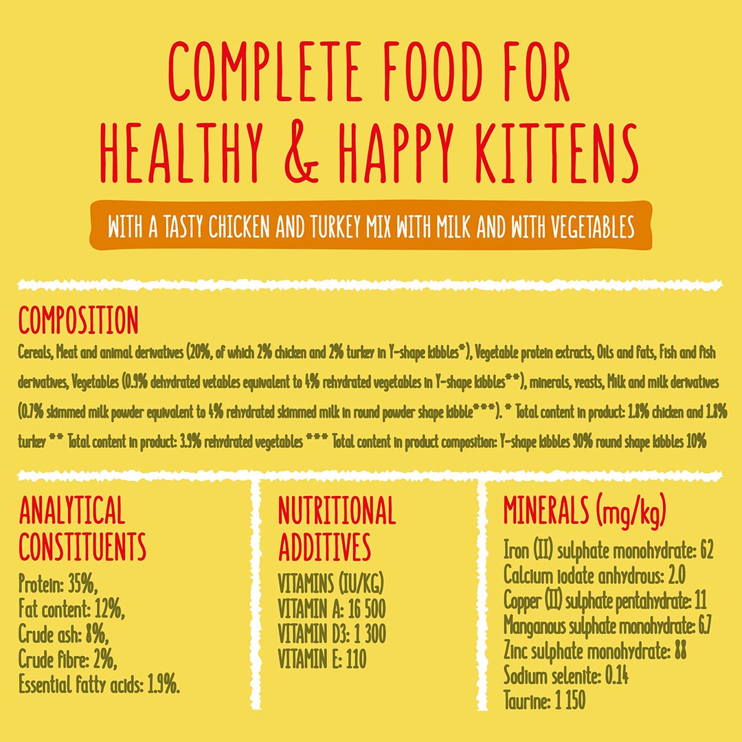 Go-cat Junior Chicken, Milk & Veg Dry Cat Food - Image 6