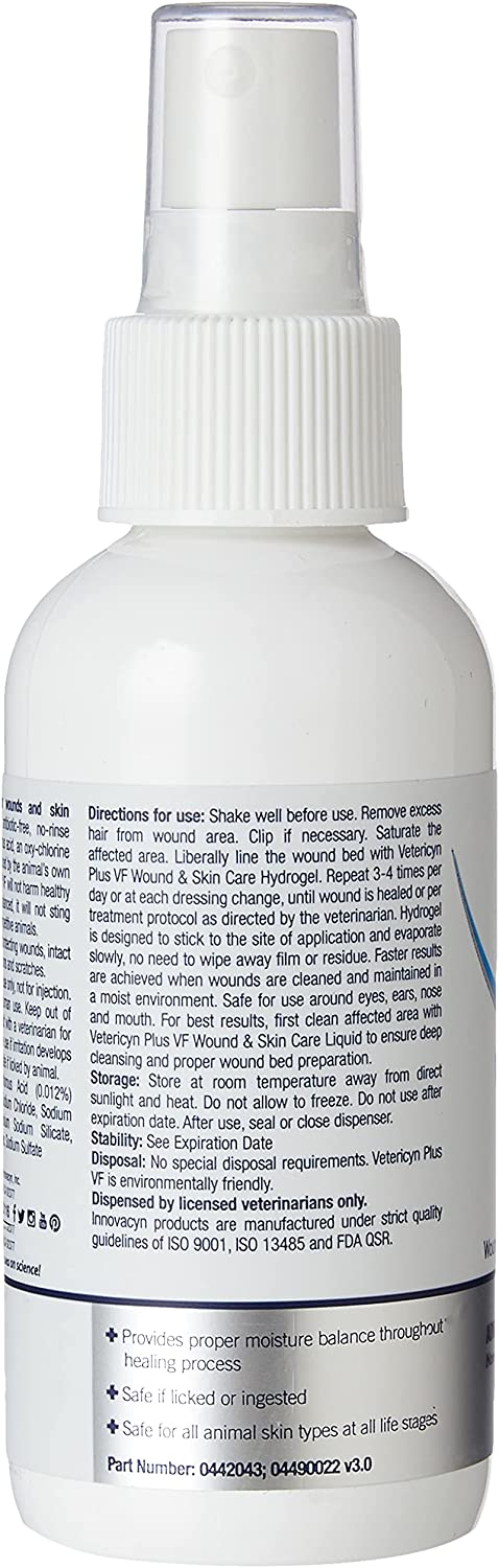 Vetericyn Wound & Skincare Hydrogel Spray Cat Vetericyn Wound & Skincare Hydrogel Spray - Image 8