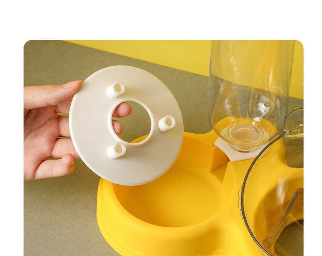 TD Double Food Bowls Auto Water Feeder Dispenser For Cat & Dog Bowls TD Double Food Bowls Auto Water Feeder Dispenser For Cat & Dog - Image 5
