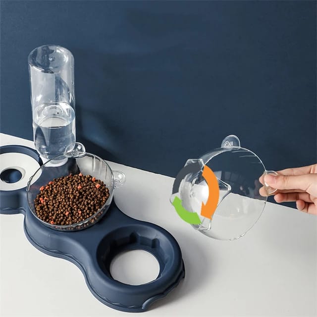TD Double Food Bowls Auto Water Feeder Dispenser For Cat & Dog Bowls TD Double Food Bowls Auto Water Feeder Dispenser For Cat & Dog - Image 14