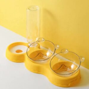 TD Double Food Bowls Auto Water Feeder Dispenser For Cat & Dog Bowls TD Double Food Bowls Auto Water Feeder Dispenser For Cat & Dog