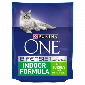 Purina ONE Indoor Dry Cat Food Turkey and Wholegrain 800g Cat Purina ONE Indoor Dry Cat Food Turkey and Wholegrain 800g