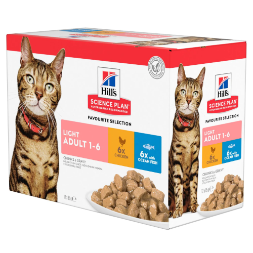 Hill’s Science Plan Adult Wet Cat Multipack Chicken Beef & Ocean Fish Flavor Cat Hill's Science Plan Adult Wet Cat Multipack Chicken Beef & Ocean Fish Flavor