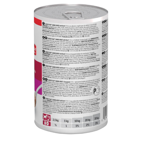 Hill’s Science Plan Adult Dog Food With Beef Can Dog Hill's Science Plan Adult Dog Food With Beef Can - Image 2