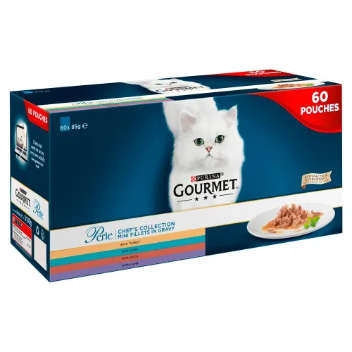 Purina Gourmet Perle Chef’s Collection In Gravy 60x85g Cat Purina Gourmet Perle Chef's Collection In Gravy 60x85g - Image 2