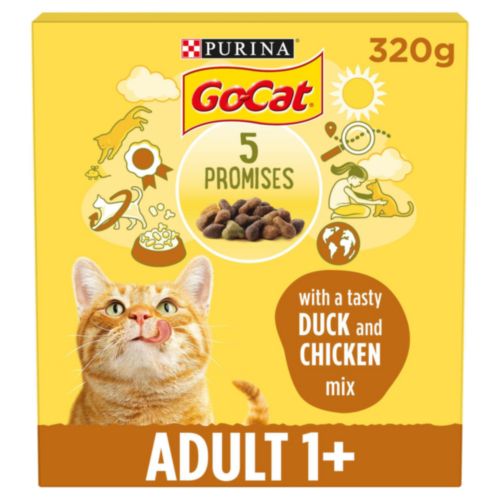 Purina Go-Cat Adult Cat Food Turkey Chicken and Veg 320g Cat Purina Go-Cat Adult Cat Food Turkey Chicken and Veg 320g - Image 2