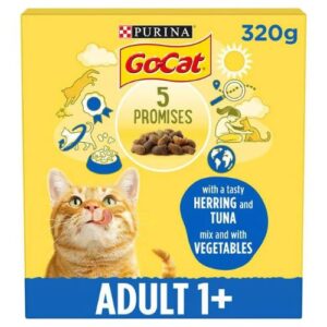 Purina Go-Cat Adult Cat Food Tuna Herring and Veg 320g