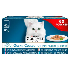 Gourmet Perle Chef’s Ocean Collection In Gravy 60x85g Cat Gourmet Perle Chef's Ocean Collection In Gravy 60x85g