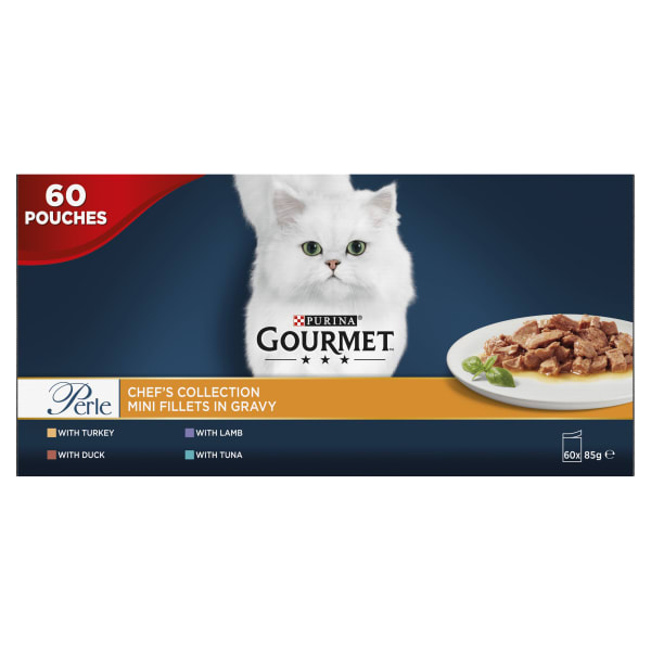 Purina Gourmet Perle Chef’s Collection In Gravy 60x85g Cat Purina Gourmet Perle Chef's Collection In Gravy 60x85g