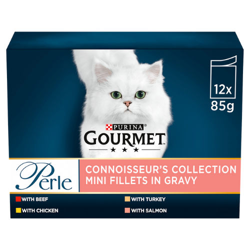 Gourmet Perle Chef’s Collection In Gravy 12x85g Cat Gourmet Perle Chef's Collection In Gravy 12x85g