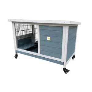 TD Rabbit Hutch Hide Run Guinea Pig House Ferret Cage Bed, Crates, Home & Travel TD Rabbit Hutch Hide Run Guinea Pig House Ferret Cage