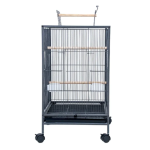 TD Wire Mesh Parrot Bird Cage Black Bird Cage, Bird Food, Health & Accessories TD Wire Mesh Parrot Bird Cage Black