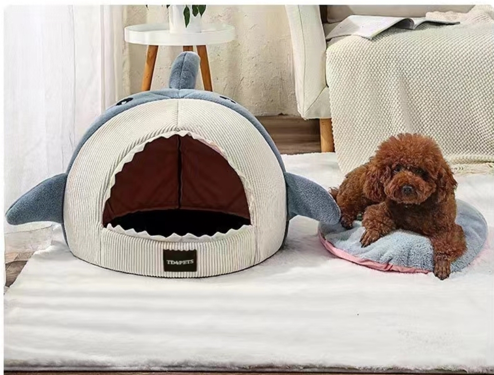 TD Shark Cat Cave Bed Bed, Crates, Home & Travel TD Shark Cat Cave Bed - Image 6