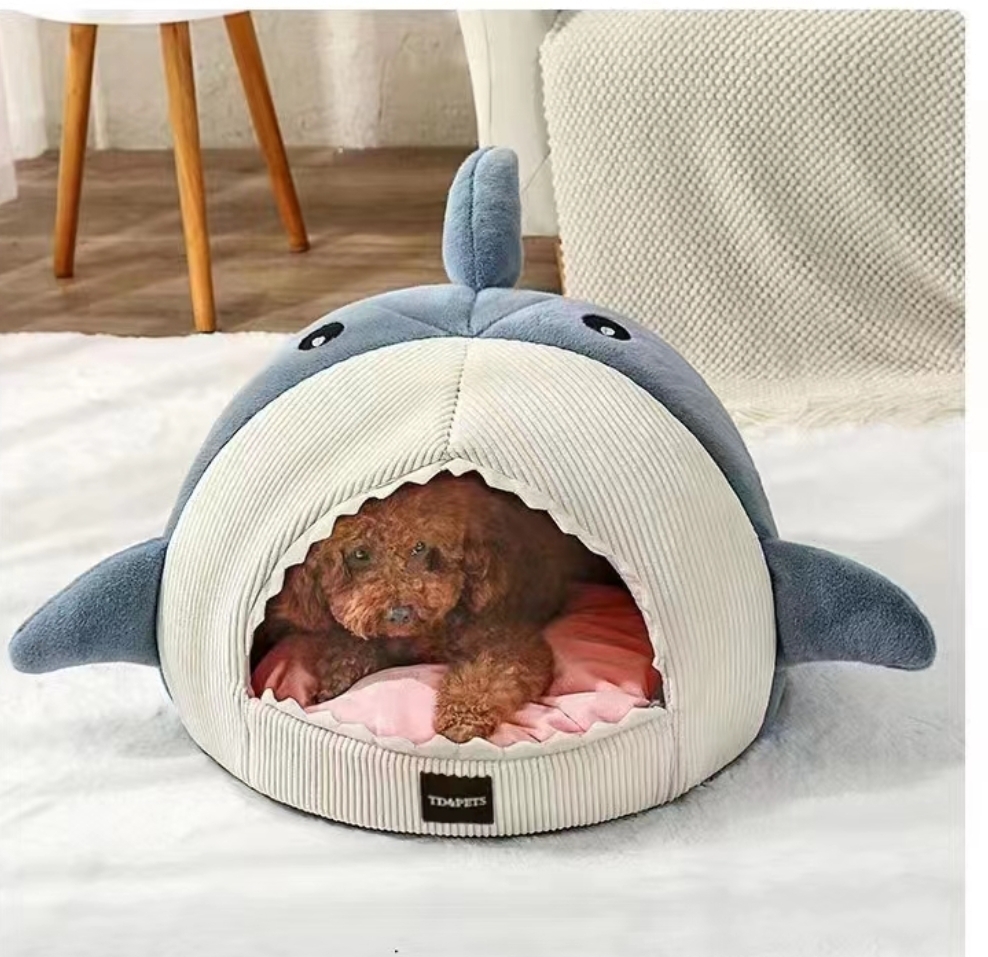 TD Shark Cat Cave Bed Bed, Crates, Home & Travel TD Shark Cat Cave Bed - Image 4