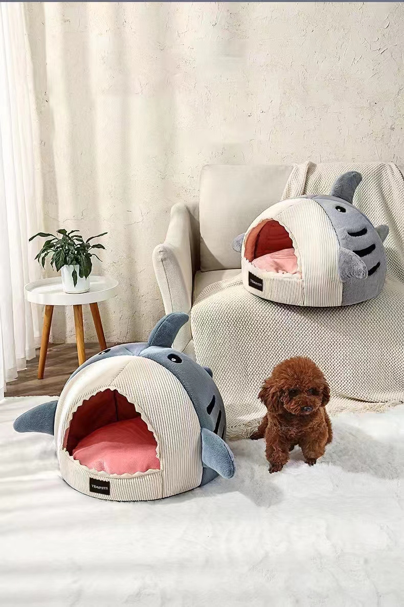 TD Shark Cat Cave Bed Bed, Crates, Home & Travel TD Shark Cat Cave Bed - Image 3