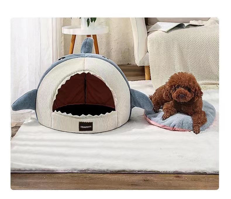 TD Shark Cat Cave Bed Bed, Crates, Home & Travel TD Shark Cat Cave Bed - Image 5
