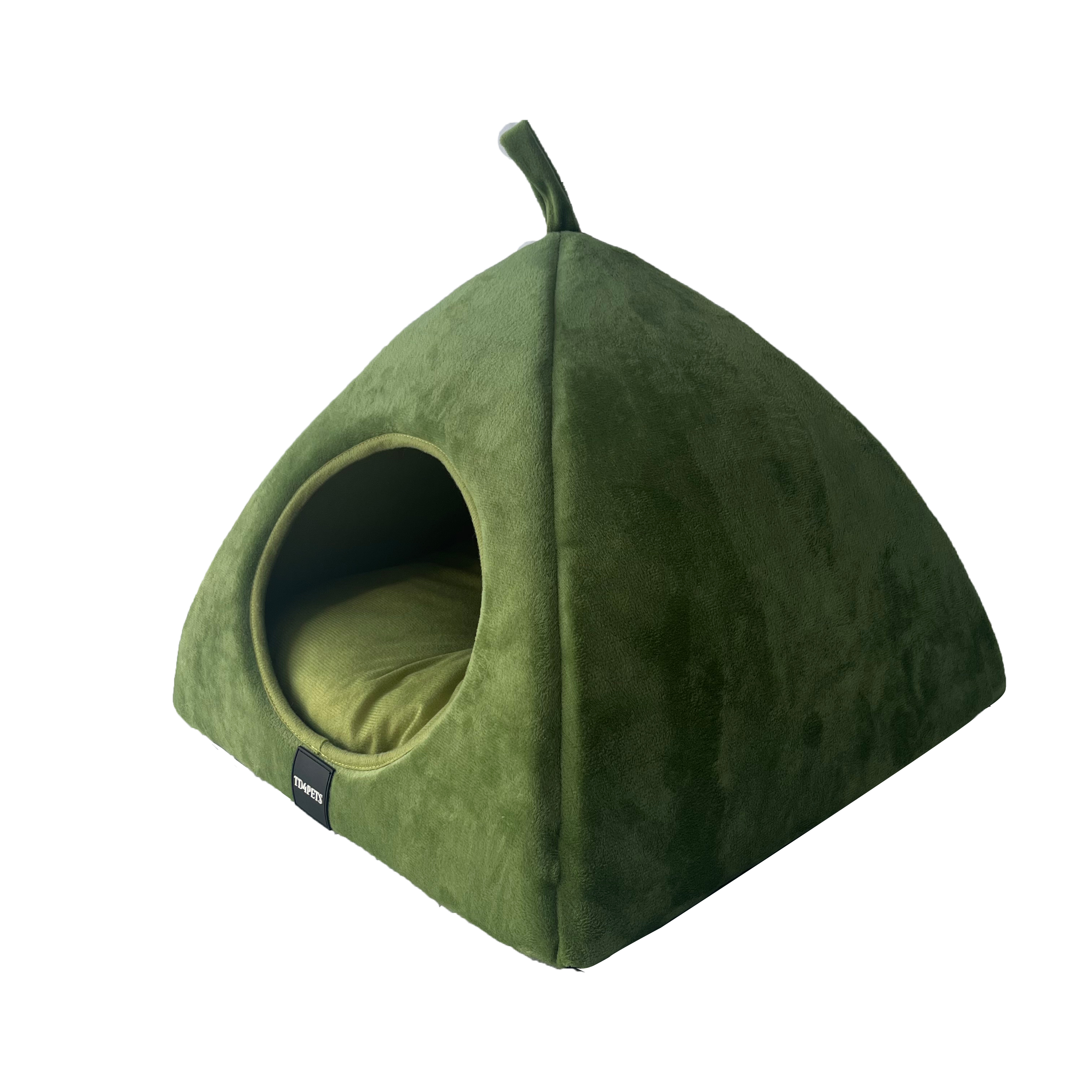 TD Plush Calming Cat Cave Bed Bed, Crates, Home & Travel TD Plush Calming Cat Cave Bed - Image 2