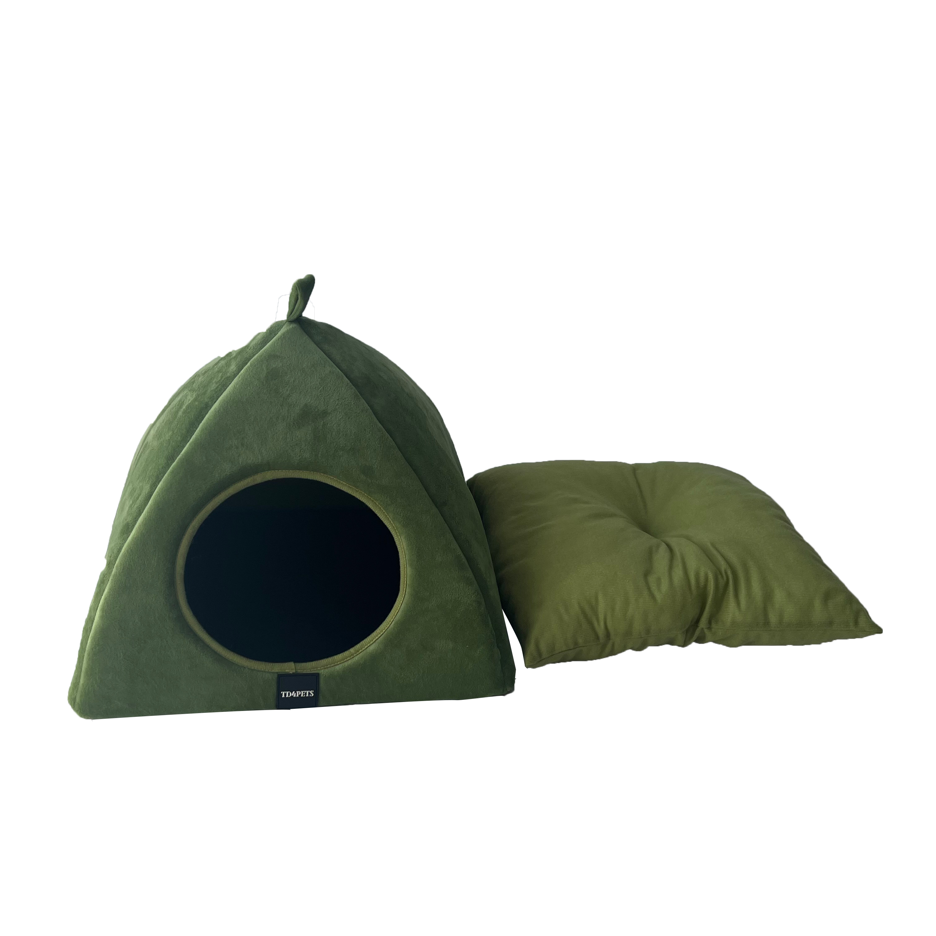 TD Plush Calming Cat Cave Bed Bed, Crates, Home & Travel TD Plush Calming Cat Cave Bed - Image 3
