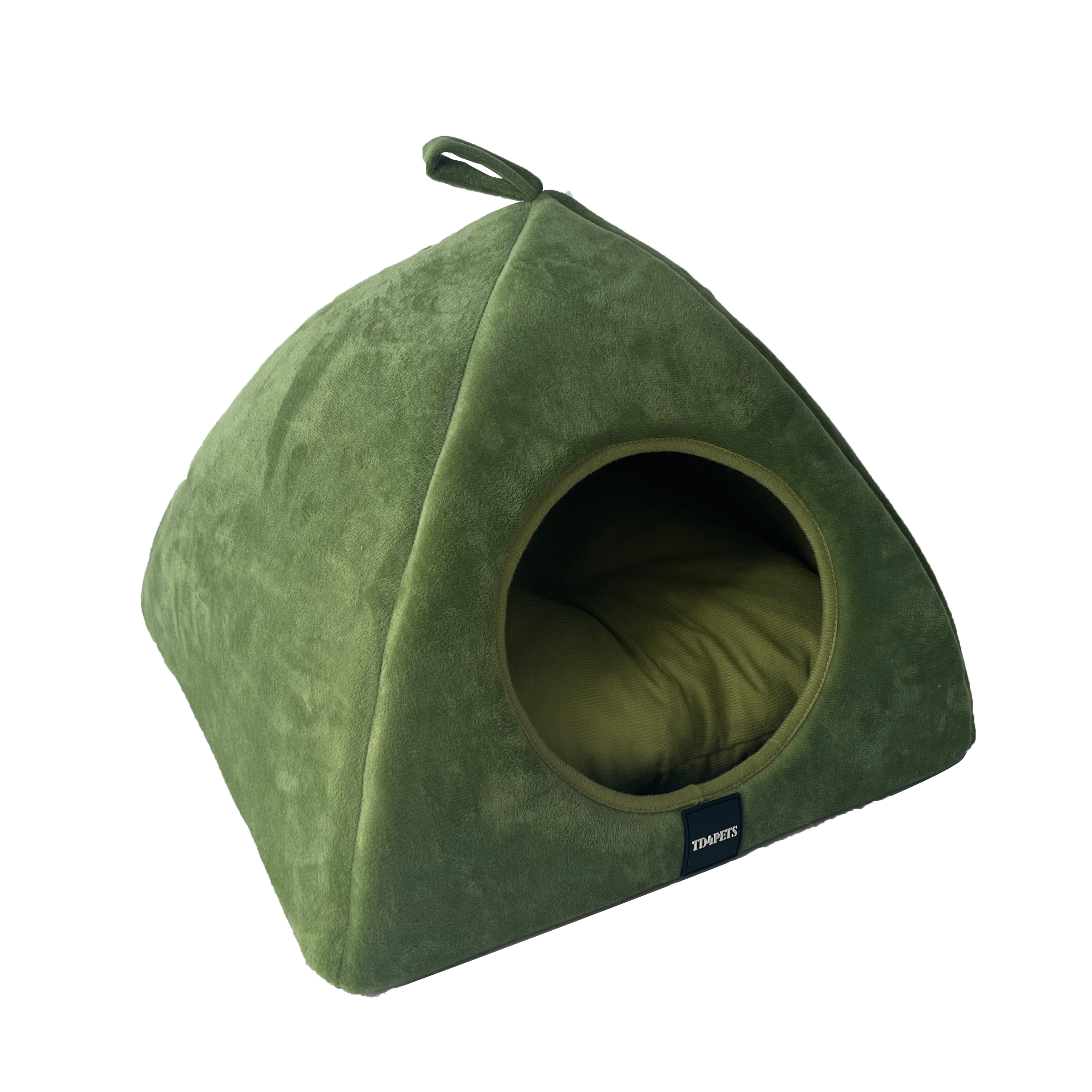 TD Plush Calming Cat Cave Bed Bed, Crates, Home & Travel TD Plush Calming Cat Cave Bed - Image 8