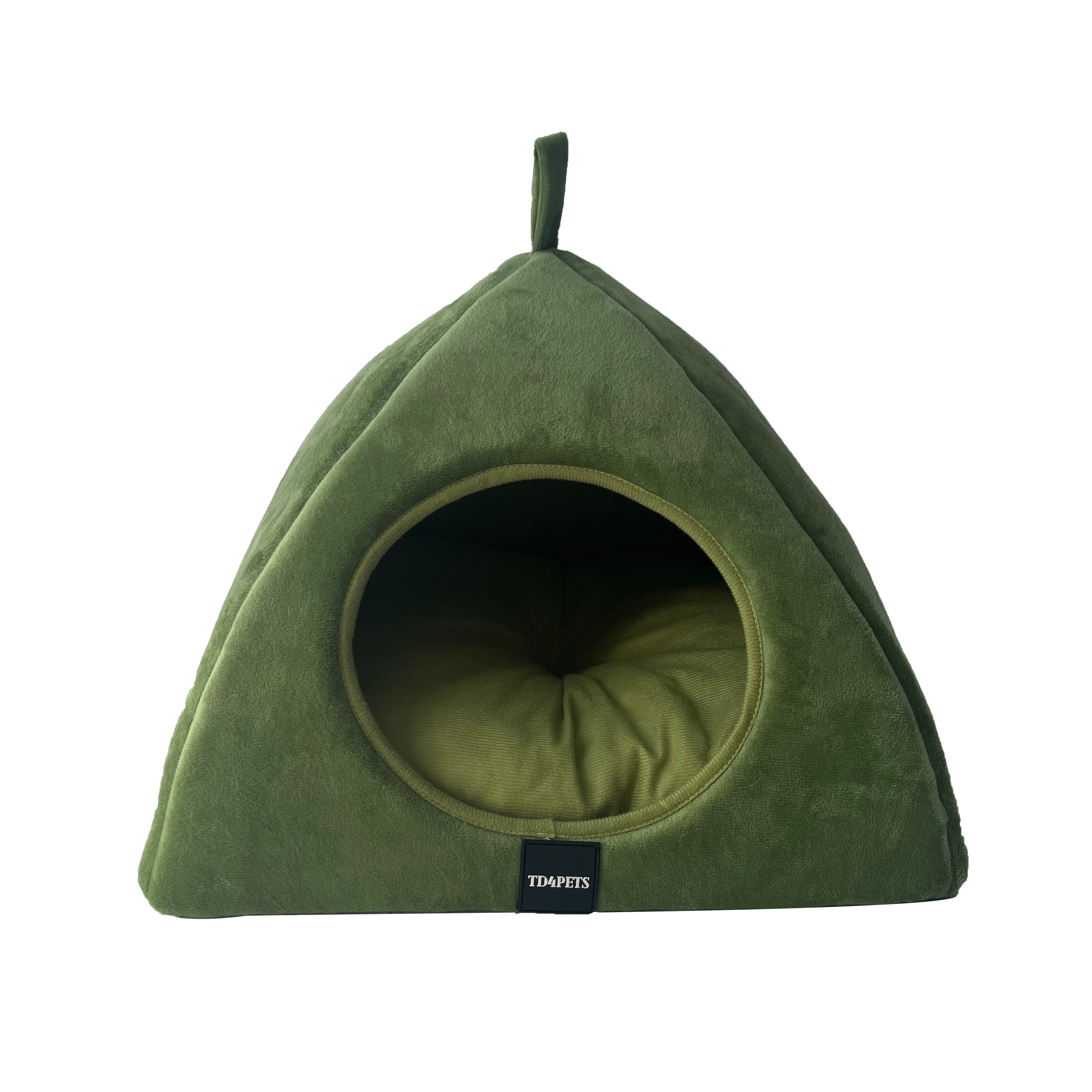 TD Plush Calming Cat Cave Bed Bed, Crates, Home & Travel TD Plush Calming Cat Cave Bed