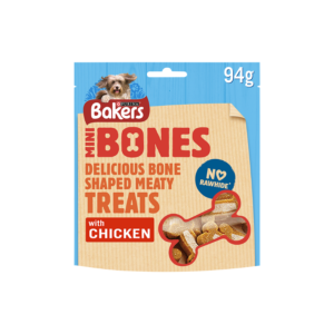Bakers Dog Treat Chicken Mini Bones 94g Dog Bakers Dog Treat Chicken Mini Bones 94g