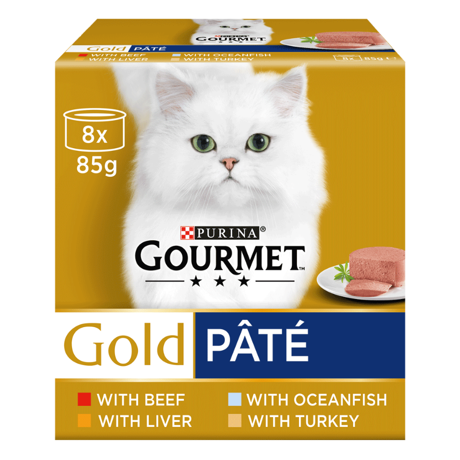 Gourmet Gold Cat Food Pate Recipes 8x85g Cat Gourmet Gold Cat Food Pate Recipes 8x85g