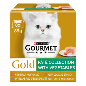 Gourmet Gold Cat Food Pate With Veg 8x85g Cat Gourmet Gold Cat Food Pate With Veg 8x85g