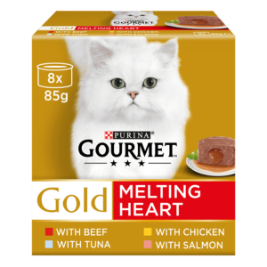 Gourmet Gold Melting Heart Chicken 12x85g Cat Gourmet Gold Melting Heart Chicken 12x85g
