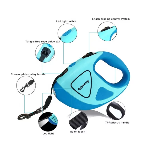 TD Retractable Dog Leash with LED Light Dog TD Retractable Dog Leash with LED Light - Image 14