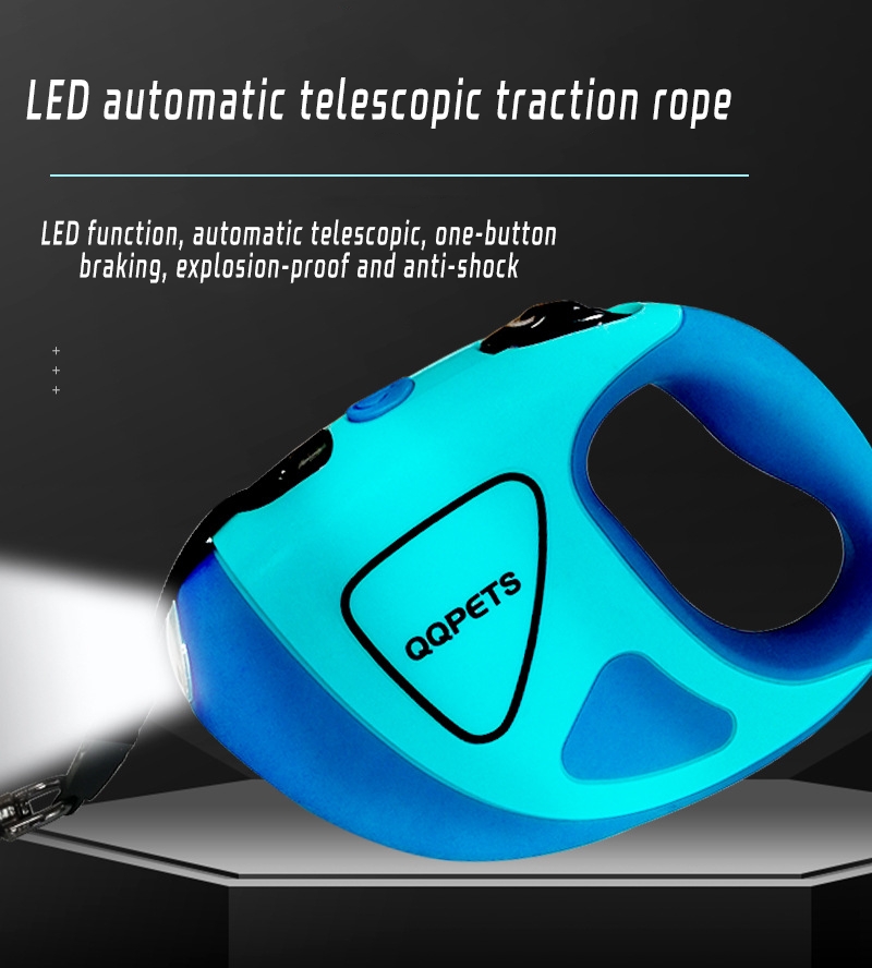 TD Retractable Dog Leash with LED Light Dog TD Retractable Dog Leash with LED Light - Image 15