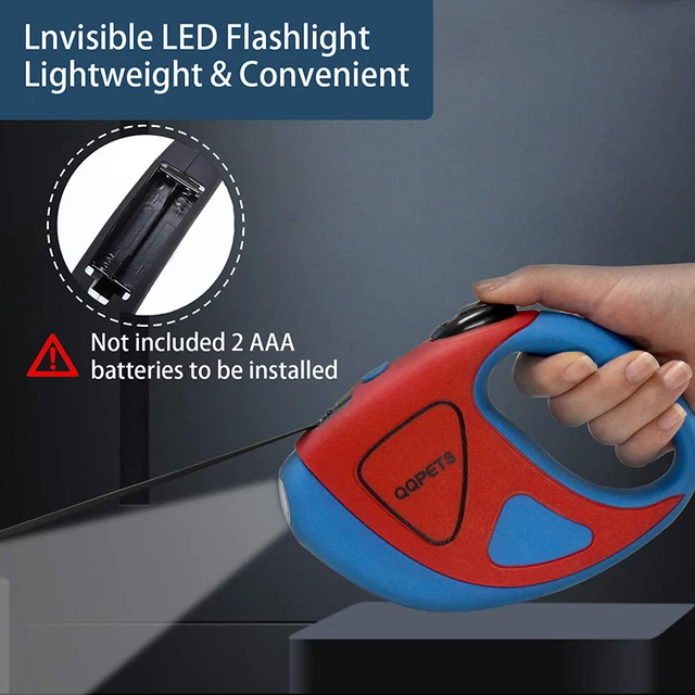 TD Retractable Dog Leash with LED Light Dog TD Retractable Dog Leash with LED Light - Image 2