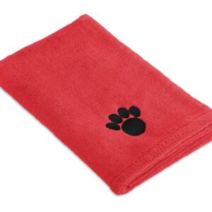 TD Dry Microfiber Bath Towel with Embroidered Paw Print Cat & Dog Cat TD Dry Microfiber Bath Towel with Embroidered Paw Print Cat & Dog