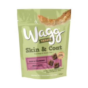 Wagg Skin & Coat Dog Treats with Duck & Cranberry Dog Wagg Skin & Coat Dog Treats with Duck & Cranberry