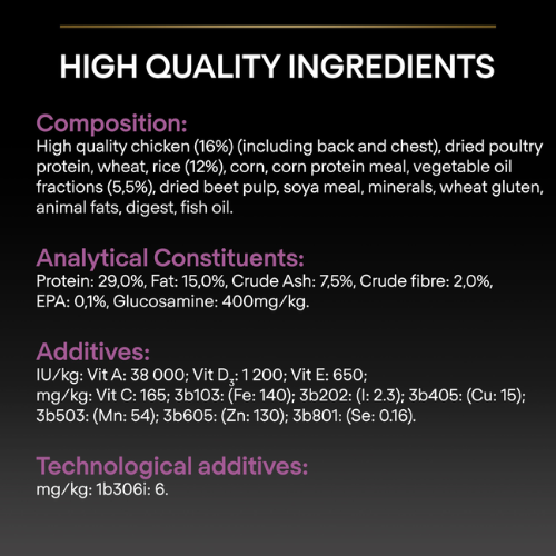 Pro Plan Dog Medium & Large Adult 7+ with Optiage Chicken Dry Food 3kg Dog Pro Plan Dog Medium & Large Adult 7+ with Optiage Chicken Dry Food 3kg - Image 5